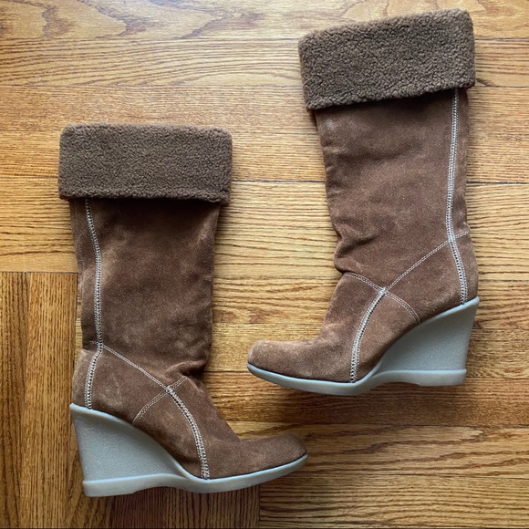 Kenneth Cole Reaction Shoes - REACTION Kenneth Cole Suede Wedge Boots